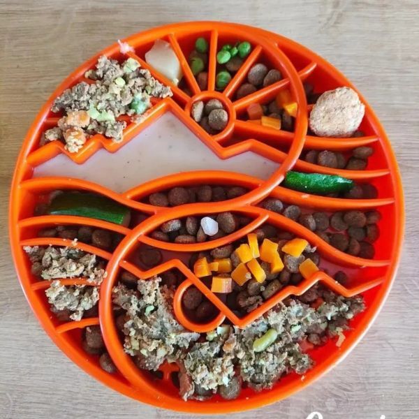 yin yang slow feeder by SodaPup