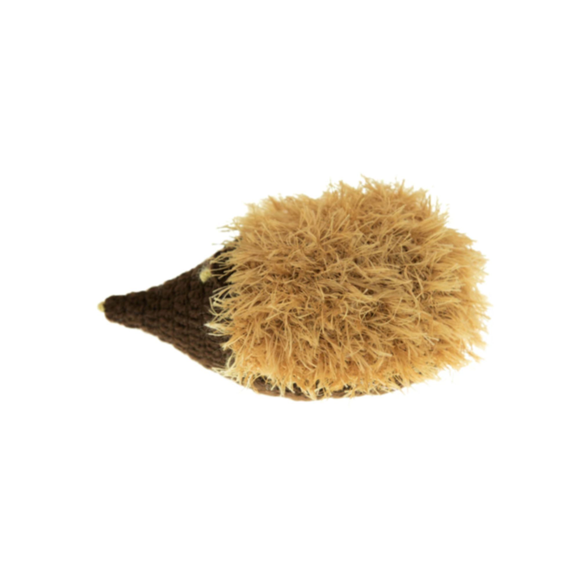 Hedgehog Dog Toy - Hand-Knit