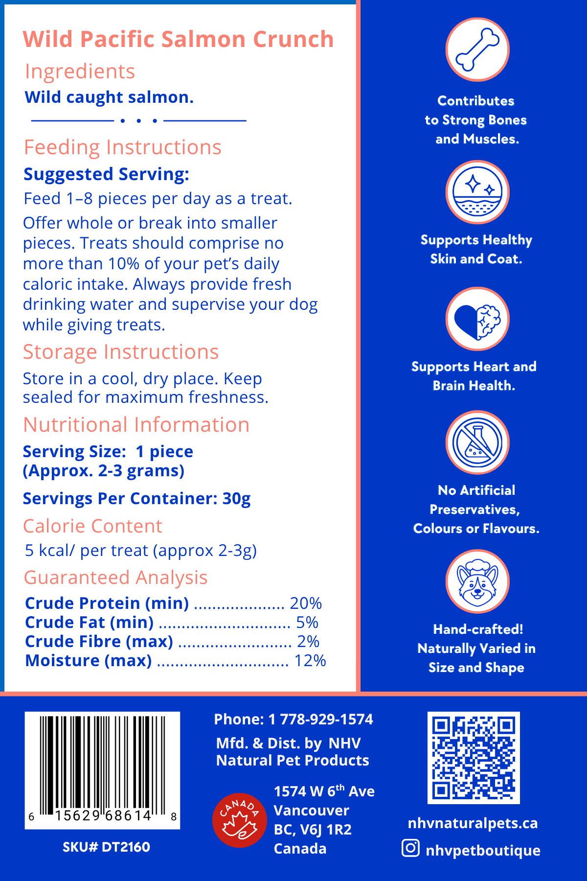 Salmon crunch nutrition facts