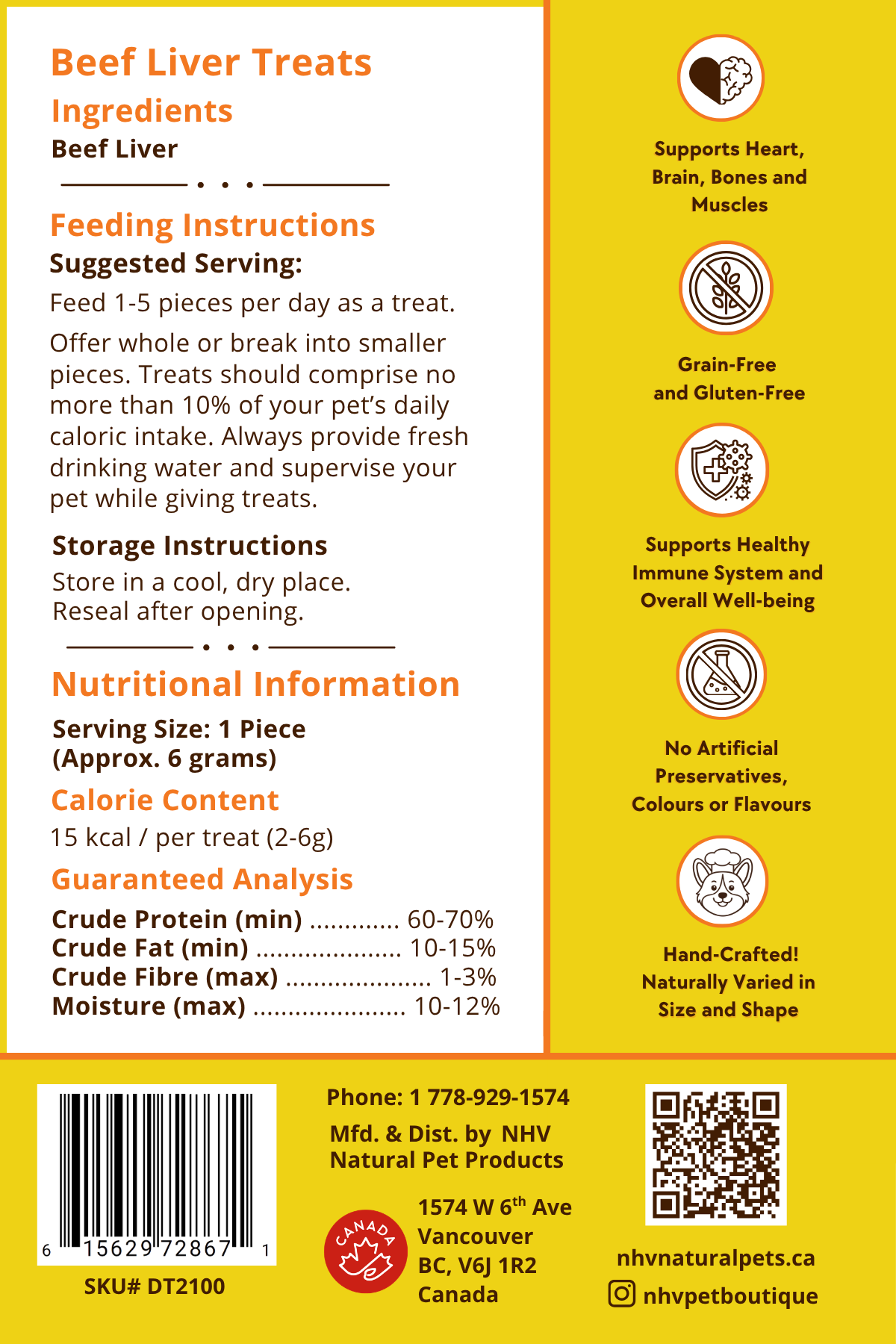 beef liver jerky nutrition facts