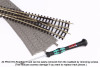 Piko 55403 - Roadbed Straight Track 115mm 6x  - HO Scale
