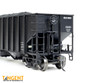Tangent Scale Models 32111-14 - "Delivery Black 1968" IC Centralia Shops 3834CuFt Quad Coal Hopper Inland Steel (INLX) 10249 - HO Scale