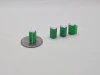 Under Construction Replicas N-0010G - Porta-Potty *4 pack* - Green  - N Scale