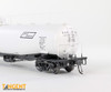 Tangent Scale Models 31160-03 -  “White Lease Delivery 1963” NACC 1963 Design 33,000 Gallon Dual Diameter LPG/AA Tank Car North American Tank Car (NATX) 32020 - HO Scale