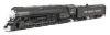 Broadway Limited 9834 - Lima GS-4 4-8-4 (Paragon4 Sound/DC/DCC/Smoke) Southern Pacific (SP) 4432 Deskirted Painted Black No Trim on Pilot - HO Scale