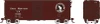 PRE-ORDER: Rapido 1105003A-47195 - 40' Wood-sided Boxcar Great Northern (GN) 47195 Mineral Red - HO Scale