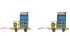 Silver Spike Designs 87-1039 - Toilet wagons porta-potty carts (pair)  - HO Scale Kit