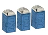 Silver Spike Designs 87-2014 - Porta-Potties 3 Pack  - HO Scale Kit