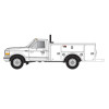 PRE-ORDER: Atlas 60000190 - Ford F250 + F350 (1 of each) Norfolk Southern (NS)  - N Scale