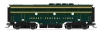 PRE-ORDER: Broadway Limited 10536 - EMD F3A (DCC and Sound) + EMD F3B (Unpowered) Central of New Jersey (CNJ) 53/1A - HO Scale