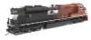Broadway Limited 9988 -  EMD SD70ACe  "Birmingham", Office Car Special (DC Silent) Norfolk Southern (NS) 1230 - N Scale