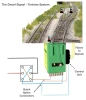 Dwarvin DVFLBS201S - Fiber-Lit 2-Color Dwarf Signals - Silver  - N Scale