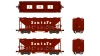 Class One Model Works FC01002 - PS 3000CD Two-Bay Hopper Car Atchison, Topeka and Santa Fe (ATSF) 350061 - HO Scale