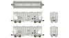 Class One Model Works FC01014 - PS 3000CD Two-Bay Hopper Car Missouri Pacific (MP) 706642 - HO Scale