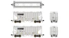Class One Model Works FC01036 - PS 3000CD Two-Bay Hopper Car Norfolk Southern (NS) 233827 - HO Scale