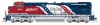 PRE-ORDER: Broadway Limited 10820 - Diecast GE ES44AC (Paragon4 Sound/DC/DCC/Smoke) BNSF 2026 America250 Series - HO Scale