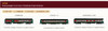 PRE-ORDER: Broadway Limited 10764 - Heavyweight 5-Car Passenger Set Christmas Paint Scheme - N Scale