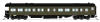 PRE-ORDER: Broadway Limited 10782 - Business Car Unlettered Pullman Green w/ Balloon Roof - N Scale