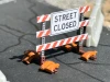 ScaleSigns HO-4000-036-03-C - Type 3 Barricade Street Closed  - HO Scale