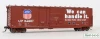 Moloco 75058-02 - Omaha 50' Combo 15-2 boxcar, BC-50-6 &-5, We can handle it...PO 11-75 Union Pacific (UP) 163866 - HO Scale