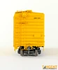 Tangent Scale Models 26020-01 - Yellow Repaint 1963+ 40′ PS-1 9' Door Boxcar Green Bay & Western (GBW) 909 - HO Scale