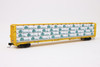 Jackson Railcar N601048 - 73' Centerbeam Flatcar TTX (TTZX) 857682 - N Scale