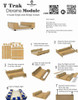 Klawndyke 013 - SBTTMOD Single T-Trak Bridge Module  - N Scale Kit