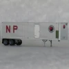 Trainworx 40233-09 - 40' Corrugated Trailer Northern Pacific (NP) 20473 - N Scale