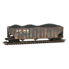 Micro-Trains by Atlas 983105111 - 100-Ton 3-Bay Open Hopper, Rib Sides, w/ Coal Load  Weathered 2-Pack Norfolk Southern (NS) 145450, 145919 - N Scale