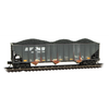 Micro-Trains by Atlas 983105111 - 100-Ton 3-Bay Open Hopper, Rib Sides, w/ Coal Load  Weathered 2-Pack Norfolk Southern (NS) 145450, 145919 - N Scale