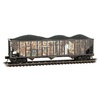 Micro-Trains by Atlas 983105112 - 100-Ton 3-Bay Open Hopper, Rib Sides, w/ Coal Load   Weathered 2-Pack Wheeling and Lake Erie Railway (WLE) 50736, 3526 - N Scale