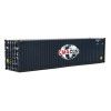 Walthers 949-8260 - 40' Hi Cube Corrugated Side Container CMA-CGM  - HO Scale