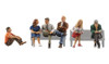 Woodland Scenics A2129 - People Sitting - N Scale