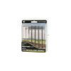 Woodland Scenics 2266 - Wired Poles Double Crossbar    - HO Scale