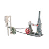 Woodland Scenics #229 - Steam Engine & Hammer Mill - HO Scale Kit