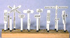 Banta Modelworks 2030 - Right-Of-Way Signs (62 ea) - HO Scale Kit