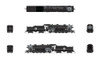 Broadway Limited 7851 - USRA Light Mikado w/ Paragon4 Sound/DC/DCC Atlantic Coast Line (ACL) 836 - N Scale