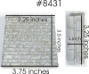 Chooch Enterprises #8431 - Cut Stone Rectangular Bridge Pier - HO Scale