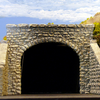 Chooch #9770 - Double Random Stone Tunnel Portal (2) - N scale