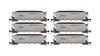 Rapido 538002 - AutoFlood III RD Coal Hopper: BNSF Wedge scheme - 6 pack #2 BNSF 652973, 653245, 653287, 653000, 653023, 653036 - N Scale