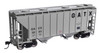 Walthers Mainline 910-7986 - 37' 2980 2-Bay Covered Hopper GATX (GACX) 3203 - HO Scale