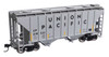 Walthers Mainline 910-7995 - 37' 2980 2-Bay Covered Hopper Union Pacific (UP) 218221 - HO Scale