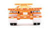 Walthers SceneMaster 949-4602 - 53' Container Chassis (2-Pack) Orange  - HO Scale