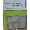 Durango Press 132 - Freight Door Style 1 (2)    - HO Scale Kit