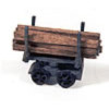 Durango Press 47 - Mining Timber Car, 18" gauge    - HO Scale Kit