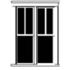 Durango Press 61 - Double Hung-Window (2)    - HO Scale Kit