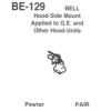 Details West 129 - Bell Hood Side Mount GE & Other Hood Units pr  - HO Scale