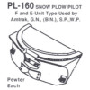 Details West 160 -  Snow Plow Pilot: E & F Units   - HO Scale