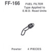 Details West 166 Fuel Filler: Emd Road Units 4   - HO Scale