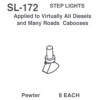 Details West 172 Step Lights: All Diesels, Some Cabooses 8   - HO Scale